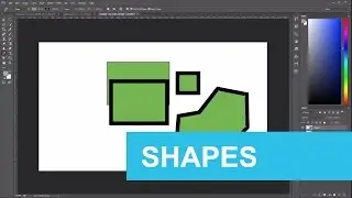 Drawing Shapes to Design Images Using Your Mouse in Photoshop