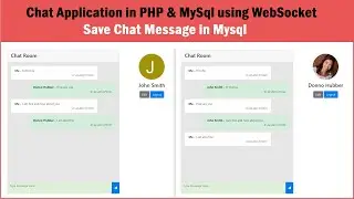 Chat Application in PHP & MySql using WebSocket - Save Chat Message in Mysql