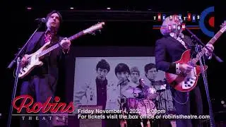 THE SIXTIES SHOW The Greatest '60s Musical Concert Ever is at the Robins Theatre Friday, November 4!