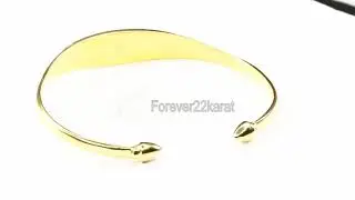 22karat Ethinic Solid Gold  Personalized Name Bracelets Bangles For Ladies Forever22karat#b4088
