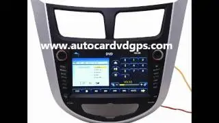 Hyundai Verna-Accent Car GPS Navigation DVB-T DVD Unit www.autocardvdgps.com