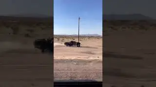 Trophy Truck destroys whoops testing in plaster city  100MPH @mcneilraceaz