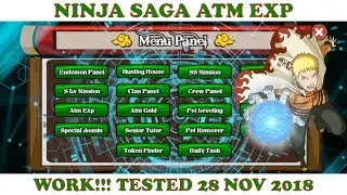 NINJA SAGA - CHEAT ATM EXP [TESTED NOVEMBER 2018 WORKING]