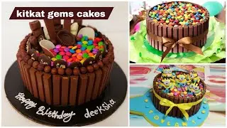 Kitkat Gems cake  Chocolate overdose cake  #debakeryjunction  @debakeryjunction