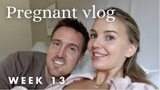 Pregnancy Week 13 Vlog | First trimester, bump date & pregnancy routines