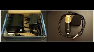 **UNBOXING** 48V Phantom Power Supply ⚡️ + BM-800 Condenser Microphone 🎙️ #shorts