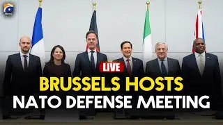 🔴Live: Meeting of NATO Ministers of Defence in Brussels | Geo News English