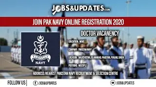 Join Pak Navy Online Registration 2020