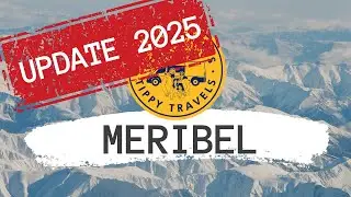 Meribel 2025 UPDATE - Winter Campsite tour / Aire - Winterised Campervan and Motorhome skiing