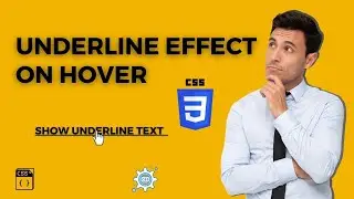 Hover Underline Effect In CSS
