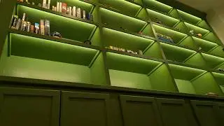 Making Built-In Bookcases with LED Lighting
