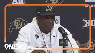 Deion Sanders addresses son Shedeur's first NFL game