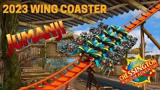 Chessington 2023 Coaster REVEALED! B&M Wing Coaster - JUMANJI?