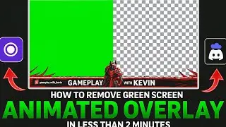  How to Remove Green Screen from Animated Overlay in Less Than 2 Minutes | Live Stream Tutorial 