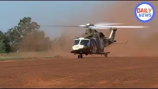 SEE WHAT HAPPENED AS RUTO'S CHOPPER LAND IN UGANDA.