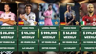 Top 50 Highest Paid MLS Players 2024-25 | Salary Comparison