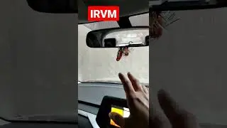 How to Use IRVM at Night | Manual IRVM  #shorts #short #shortvideo