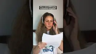10 y.o. me in 2000 trying to memorize song lyrics