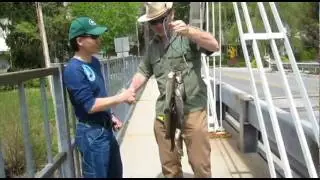 NJ Fishing! Walton Chueng from Staten Island NY fishes with Ken Beam in Califon New Jersey  5/1/2011