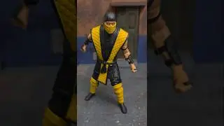 McFarlane Toys Mortal Kombat Klassic Scorpion Posing #mcfarlanetoys #mcfarlanefigures #mortalkombat