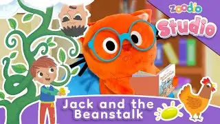 Zoodio Studio | Read Along with Ciara Cat 🐱 | jack and the Beanstalk | Story Time for Kids