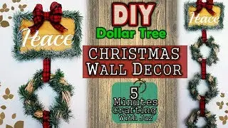 5 MINUTES CRAFTING No. 18 | DOLLAR TREE CHRISTMAS WALL DECOR DIY