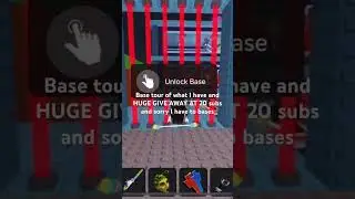 BASE TOUR OF WHAT I HAVE AND HUGE GIVE AWAY AT 20 SUBS