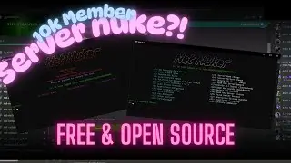 Free Discord Nuke tool! Big 10k Member Discord Server nuke! Working 2026