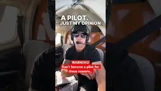 DO NOT become a pilot if&hellip; | My advice for future pilots! #aviation #flighttraining