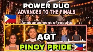 POWER DUO Advances to the Finals on AGT | Pinoy Pride 🇵🇭 | Shocking Result