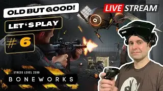 Boneworks - VR - Live Gameplay #6 - PCVR via Pimax Crystal