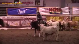 SHERI MASON - SNAPPY HUNTER - NCHA OF ITALY 4 YRS OLD OPEN 3RD PLACE