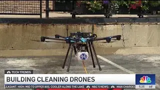 Tech Trends: Drones take to the skies to clean windows