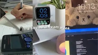 exam study vlog 🍧🍰 gce o levels | divoom ditoo, planet 9