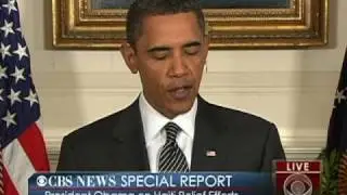 Special Report: Obama on Haiti Relief