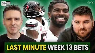 FINAL NFL WEEK 13 BETS: 49ers-Browns, Texans-Colts, Bills-Steelers, Giants-Patriots, Rams-Panthers
