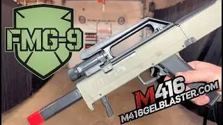 ⚡️ДЕМО!⚡️Электрический автоматический складной гелевый бластер FMG-9 (ИГРУШКА!)⚡️Prime - Моторизо...