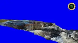 Free Blue screen Effects waterfall small