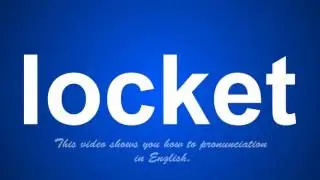 the correct pronunciation of locule in English.