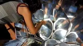 Portable solar oven, high efficency