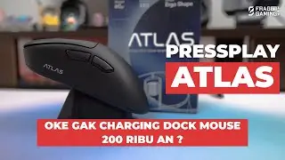 CHARGING DOCK 200 RIBU AN ? Pressplay Atlas Gaming&nbsp;Mouse&nbsp;😎