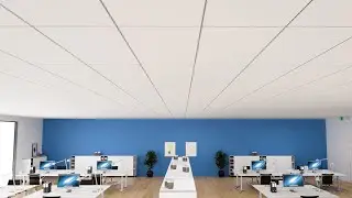 Rockfon® System Ultraline E™ | Kattojärjestelmän Asennus