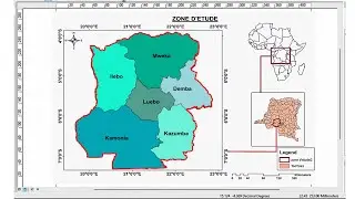 ArcGIS : Localisation / présentation de la de la zone d'étude - Tutoriel