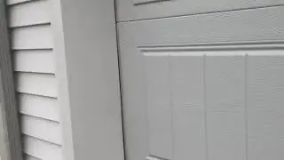 Capping a Garage Door Frame with Aluminum