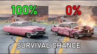 Realistic Survival Chance Crash Testing Ep.21 | BeamNG.drive