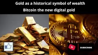 Bitcoin-Digital gold, new symbol of wealth. #crypto #Ethereum #bitcoin  #Gold #blockchain