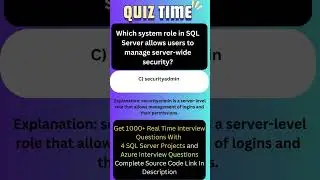 SQL Role Admin Permissions Interview Questions