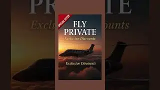 Fly Private ✈️ Luxury Travel with Exclusive Jet Discounts 🌴✨