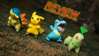 Pokemon Battle Ready Pikachu, Totodile, Chikorita, Cyndaquil Multi pack | A not so Awesome Review