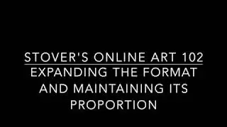 EXPANDING THE FORMAT MAINTAINING ITS PROPORTION